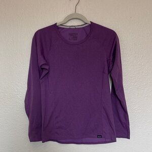 Patagonia Purple Long Sleeve Active Top